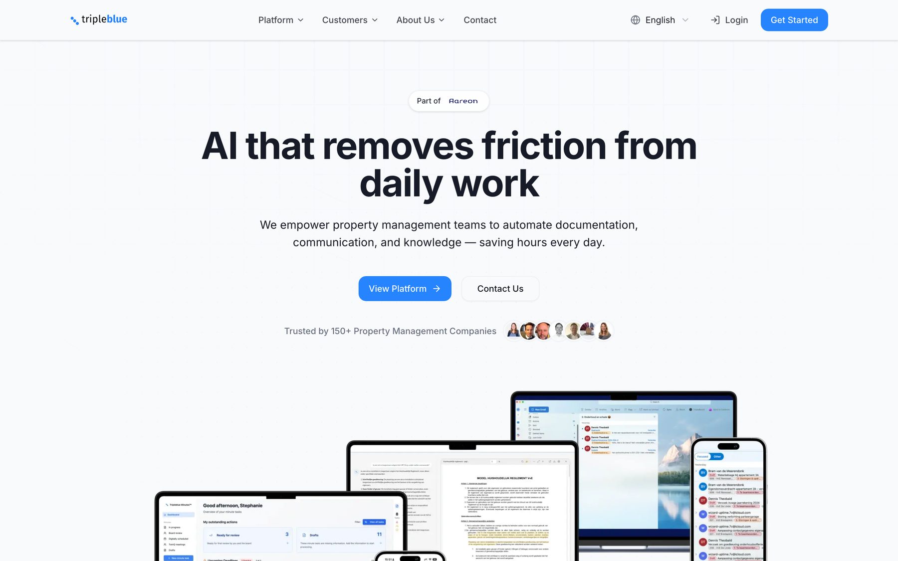 Triple.blue website